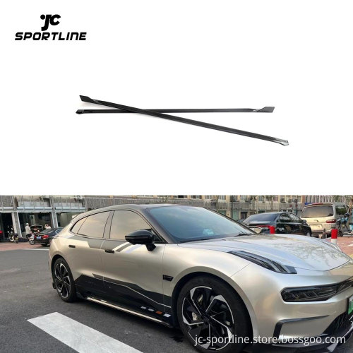 Carbon Fiber Side Skirts Extension for Zeekr 001 2021-2023